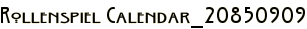 Rollenspiel Calendar_20850909