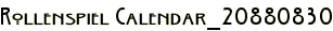 Rollenspiel Calendar_20880830