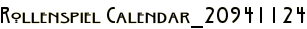 Rollenspiel Calendar_20941124