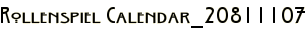 Rollenspiel Calendar_20811107