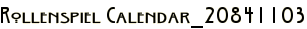 Rollenspiel Calendar_20841103