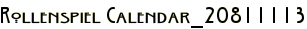 Rollenspiel Calendar_20811113