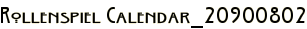 Rollenspiel Calendar_20900802