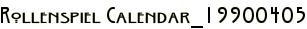 Rollenspiel Calendar_19900405