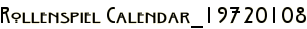 Rollenspiel Calendar_19720108