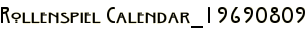 Rollenspiel Calendar_19690809