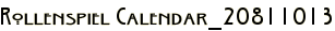 Rollenspiel Calendar_20811013