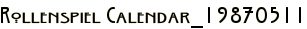 Rollenspiel Calendar_19870511