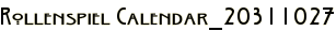 Rollenspiel Calendar_20311027