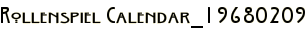 Rollenspiel Calendar_19680209