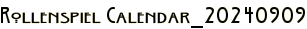 Rollenspiel Calendar_20240909