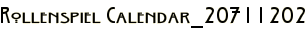 Rollenspiel Calendar_20711202