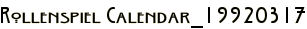 Rollenspiel Calendar_19920317