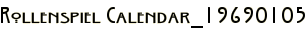 Rollenspiel Calendar_19690105