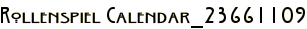 Rollenspiel Calendar_23661109