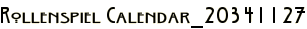Rollenspiel Calendar_20341127