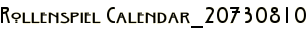 Rollenspiel Calendar_20730810