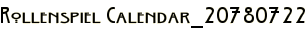 Rollenspiel Calendar_20780722