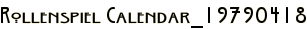 Rollenspiel Calendar_19790418