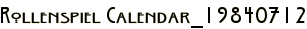 Rollenspiel Calendar_19840712