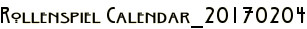 Rollenspiel Calendar_20170204