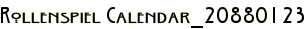 Rollenspiel Calendar_20880123