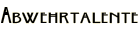 Abwehrtalente