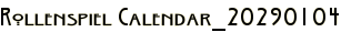 Rollenspiel Calendar_20290104