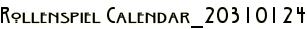 Rollenspiel Calendar_20310124