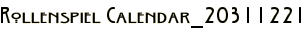 Rollenspiel Calendar_20311221