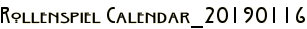 Rollenspiel Calendar_20190116