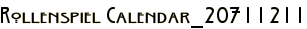 Rollenspiel Calendar_20711211