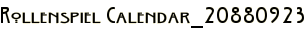 Rollenspiel Calendar_20880923