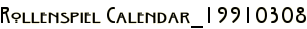 Rollenspiel Calendar_19910308