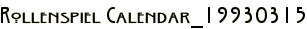 Rollenspiel Calendar_19930315