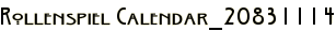 Rollenspiel Calendar_20831114