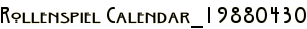Rollenspiel Calendar_19880430