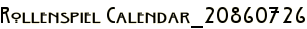 Rollenspiel Calendar_20860726