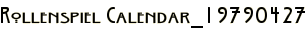 Rollenspiel Calendar_19790427