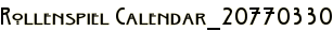 Rollenspiel Calendar_20770330