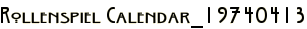 Rollenspiel Calendar_19740413