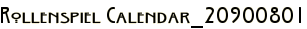 Rollenspiel Calendar_20900801