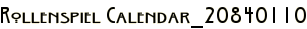 Rollenspiel Calendar_20840110