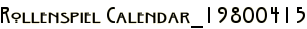 Rollenspiel Calendar_19800415