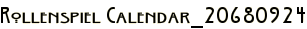 Rollenspiel Calendar_20680924