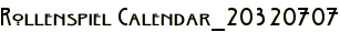 Rollenspiel Calendar_20320707