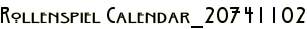 Rollenspiel Calendar_20741102