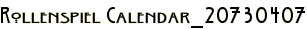 Rollenspiel Calendar_20730407