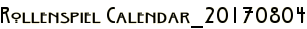 Rollenspiel Calendar_20170804