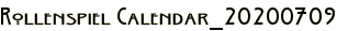 Rollenspiel Calendar_20200709